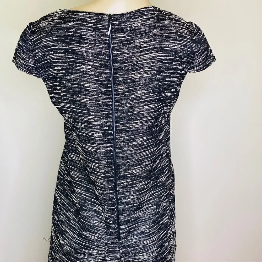 Tahari ASL  Ivory Vanessa Tweed Shift dress - Picture 4 of 8